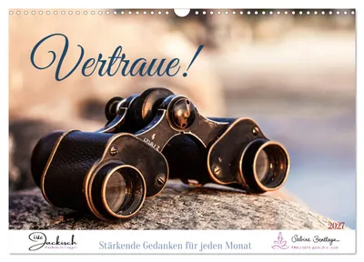 Produktbild von Vertraue! (Wandkalender 2027 DIN A3 quer), CALVENDO Monatskalender