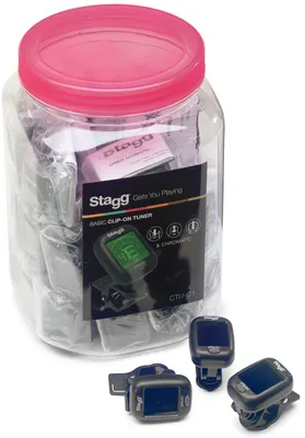 Produktbild von Stagg Box mit 30 automatischen chromatischen Stimmgeräten Clip-On