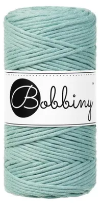 Zdjęcie produktu dla Bobbiny Macrame Cord 3 mm 100 m Duck Egg Blue Sznurek