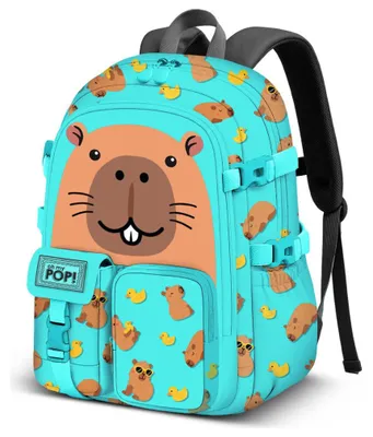 Imagen del producto de Karactermania Mochila "Oh My Pop Capy" Haru, 16 litros, 40x27x15 cm, azul. Para niños, color azul, talla única