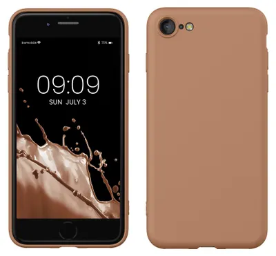 Produktbild von kwmobile Handyhülle für iPhone SE 2022 Hülle / iPhone SE 2020 / iPhone 8 / iPhone 7, für iPhone SE Hülle - Schutzhülle für kabelloses Laden - Case in