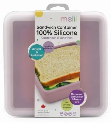 Productafbeelding van Melii siliconen brooddoos, 790 ml - roze