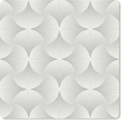 Produktbild von MuchoWow® Mauspad Mousepad Muster - Silber - Retro 30x30 cm - Mousepads - Maus Mat - Pad - Mausunterlage - Gaming