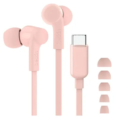Produktbild von Belkin SoundForm, Kabelgebunden, Anrufe/Musik, Kopfhörer, Pink