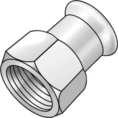 Produktbild von KE Kelit CP457, STEELFIX, C-Stahl Press-Übergang IG, 18x1/2", 1 Stk.