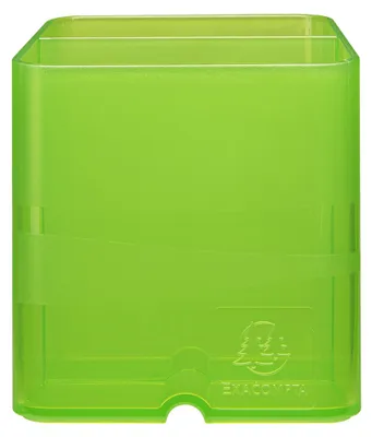 Image de EXACOMPTA Pot à crayons PEN-CUBE 2 compartiments vert anis