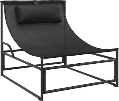 Produktbild von vidaXL Gartenliege Anthrazit 87x74x73 cm Stahl und Textilene
