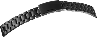 Produktbild von Gliederband Edelstahl Armband in schwarz poliert