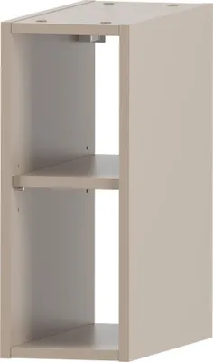 Produktbild von Badezimmer Unterschrank-Regal mit 20 cm Breite in beige - CALURI-140