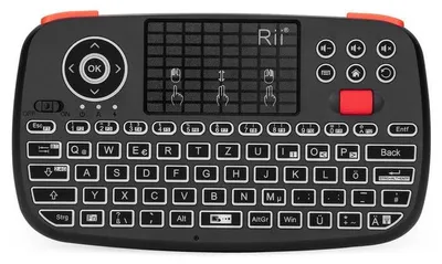 Productafbeelding van Bluetooth toetsenbord met touchpad, mini toetsenbord met scrollwiel en LED-achtergrondverlichting