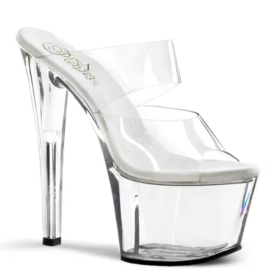 Produktbild von SKY-302 Damen Slipper von Pleaser, Transparent , EU 36, US 6