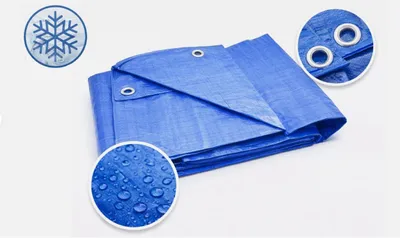 Produktbild von Gewebeplane Abdeckplane Holzabdeckplane Schutzplane Gartenplane Plane Bauplane BLAU (4x5m (20 m²))