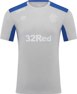 Image de Umbro - Maillot « Pro Training » pour homme, manches courtes UO2675 (S) (microchip/bleu marine)