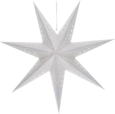 Immagine prodotto di Stella di Natale LED Solight 60 cm, 20x LED bianco caldo, timer, bianco