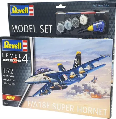 Zdjęcie produktu dla Revell Model Set F/A-18F Super Hornet 1:72