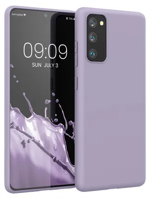 Produktbild von kwmobile Handyhülle für Samsung Galaxy S20 FE Hülle - TPU Case - Kabelloses Laden - Schutzhülle Cover in Lavendel