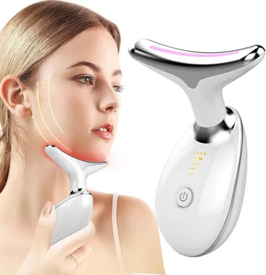 Image de Appareil de massage facial électrique contre les rides, Appareil de lifting du visage, Gua Sha électrique, Massage facial EMS, 3 modes de massage