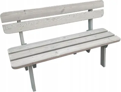 Image de Banc de jardin en pin vert Banc de parc avec dossier Banc Meuble de jardin Robuste 9859