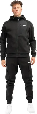 Produktbild von Herren Trainingsanzug mit Kapuze normale Passform BULOUGH Black/White XXL Lonsdale