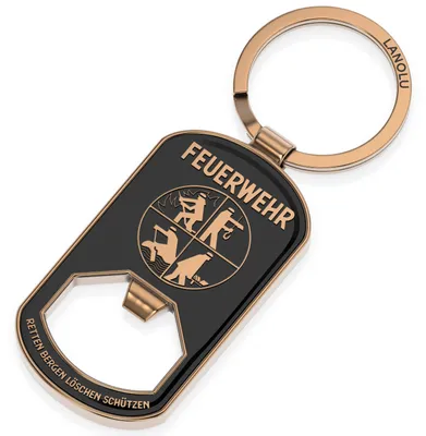 Produktbild von LANOLU Schlüsselanhänger Feuerwehr Flaschenöffner