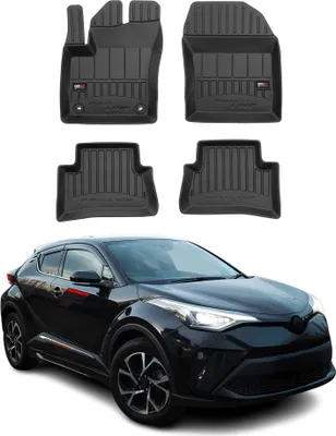 Image de OMAC Tapis de sol en caoutchouc pour Toyota C-HR 2016-2024 Noir Premium