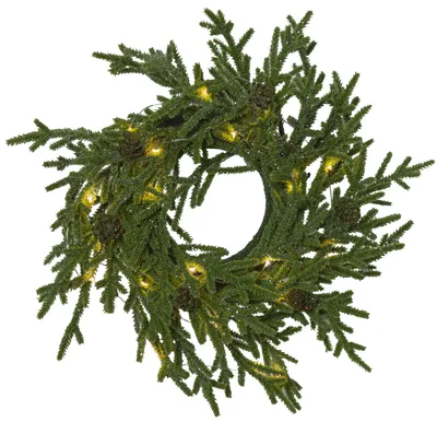 Image de Couronne de Noël LED étoilée 'Lummer', env. 38 cm Ø,