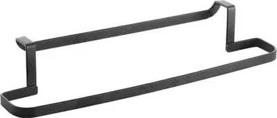 Image de Metaltex Galileo Handdoekhouder 30x8x5 cm Zwart