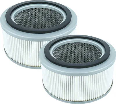 Produktbild von vhbw 2 Staubsaugerfilter kompatibel mit Kärcher T 10/1, T 191 Staubsauger - HEPA-Filter Schwarz Grau Weiß