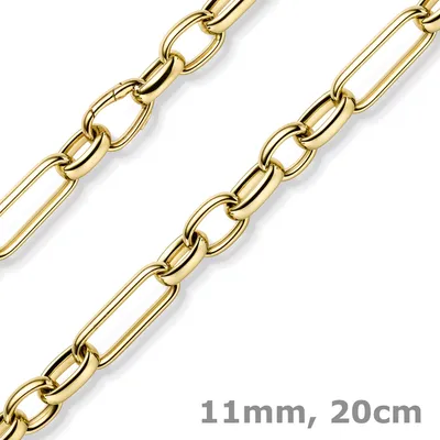 11mm-Phantasie-Armband-aus-585-Gelbgold-20cm