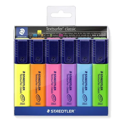 Produktbild von Staedtler - Textmarker 364 Textsurfer sortiert 6 Stück