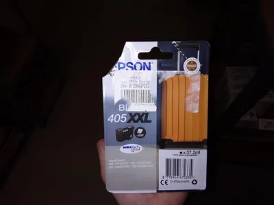 Produktbild von Epson Singlepack Black 405XXL DURABrite Ultra Ink, Extrahohe (Super-) Ausbeute, Schwarz, 37,2 ml, 1 Stück(e), Einzelpackung