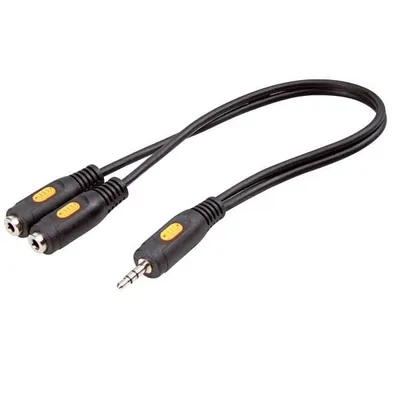 Produktbild von ViVanco™Audio adapter, 0m, 3.5mm, 2 x 3.5mm