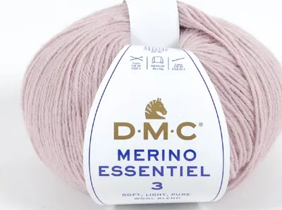 Produktbild von DMC Merino Essentiel-3 – Garn aus 50 % Wolle und 50 %.Polyacryl 955