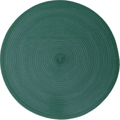 Image de Set de table tressé, 38 cm, vert émeraude - SG Secret de Gourmet