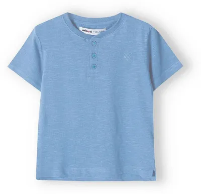 Produktbild von Minoti T Shirt Baumwolle kurzarm Blau Gr. 80 für Jungen
