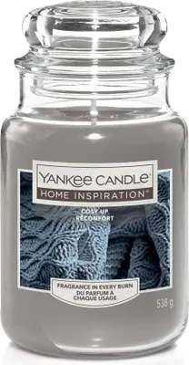 Produktbild von Yankee Candle Duftkerze Großes Glas Cosy Up 538 g, grau