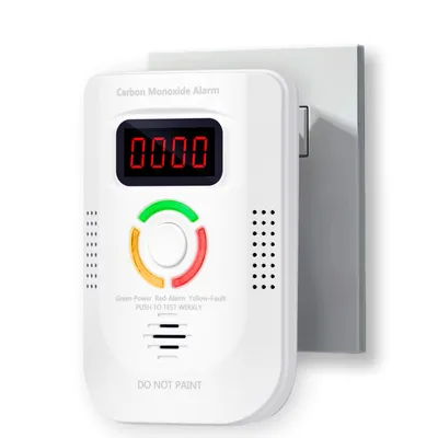 Produktbild von Plug-in-Kohlenmonoxidmelder mit digitalem Anzeigealarm, akustischer und visueller Warnung, Selbsttestfunktion für Zuhause/Küche/Schlafzimmer