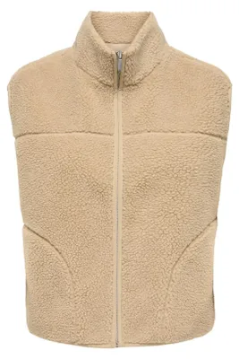 Produktbild von Onlbaby Teddy High Neck Zip Vest Pnt