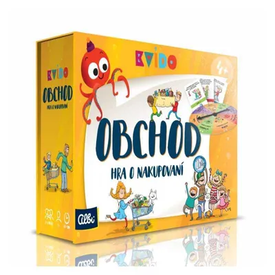 Produktbild von Albi Kvído Brettspiel Geschäft Kinderspiel Wirtschaftsspiel 2-4 Spieler ab 5 Jahren 20 Min.