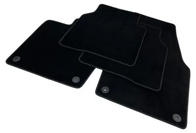 Obrázok produktu pre Koberečky do vozidla VW ID.7, čierna farba, velúrová, kvalitná tkanina, originálne
