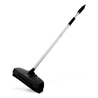 A cleaning brush with an extendable handle, presented on a white background.