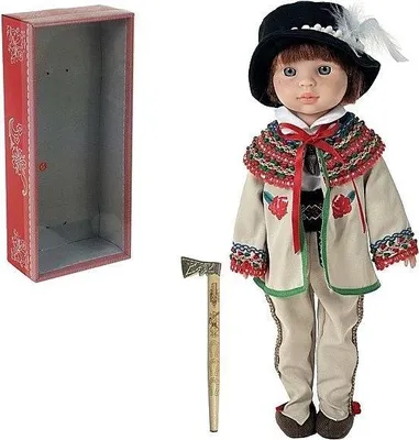 Produktbild von Jungenpuppe in traditioneller Bergtracht, 38 cm – ADAR