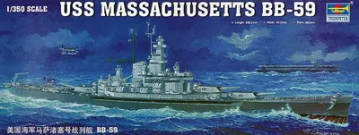 Produktbild von Trumpeter USS Massachusetts BB-59 1:350, 05306