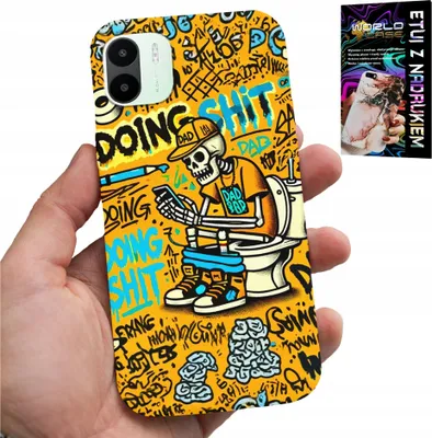 Image de Etui pour Xiaomi Redmi A2 - Etui Doing Shit Bonehead On Kibble