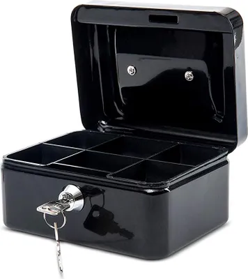 Produktbild von MAUL Geldkassette Muldeneinsatz 12.5 x 15.2 x 8 cm schwarz