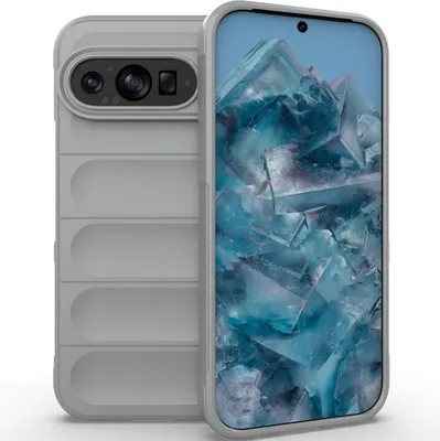 Produktbild von Handyhülle für Google Pixel 10 Weich TPU Silikon Stossfest Anti-rutsch Hülle Grau