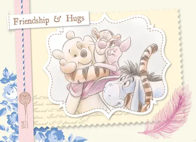 Produktbild von Disney Poster Polyurethander Bär Gelb, Rosa und Blau - 600668 - 160 x 110 cm