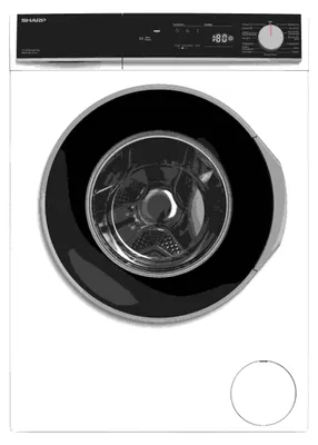 Produktbild von Waschmaschine 8kg Weiß AquaStop DoubleJet LED-Display A Sharp ES-NFA814BW1NA-DE
