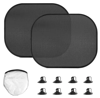 Produktbild von Sonnenschutz Auto Seitenscheibe 2 Stück 44 x 37 cm mit Saugnäpfen