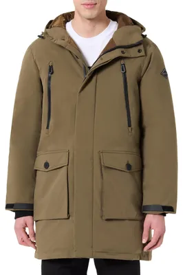 Productafbeelding van Replay herenparka met capuchon, donkerolijf (928), maat M